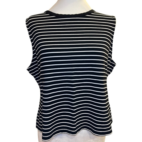 Rachel Zoe Tank Top, XL, Black &‎ White - Picture 1 of 5